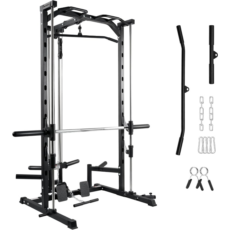 Landmine Barbell Attachment - RitFit Smith Machine Power Rack with
