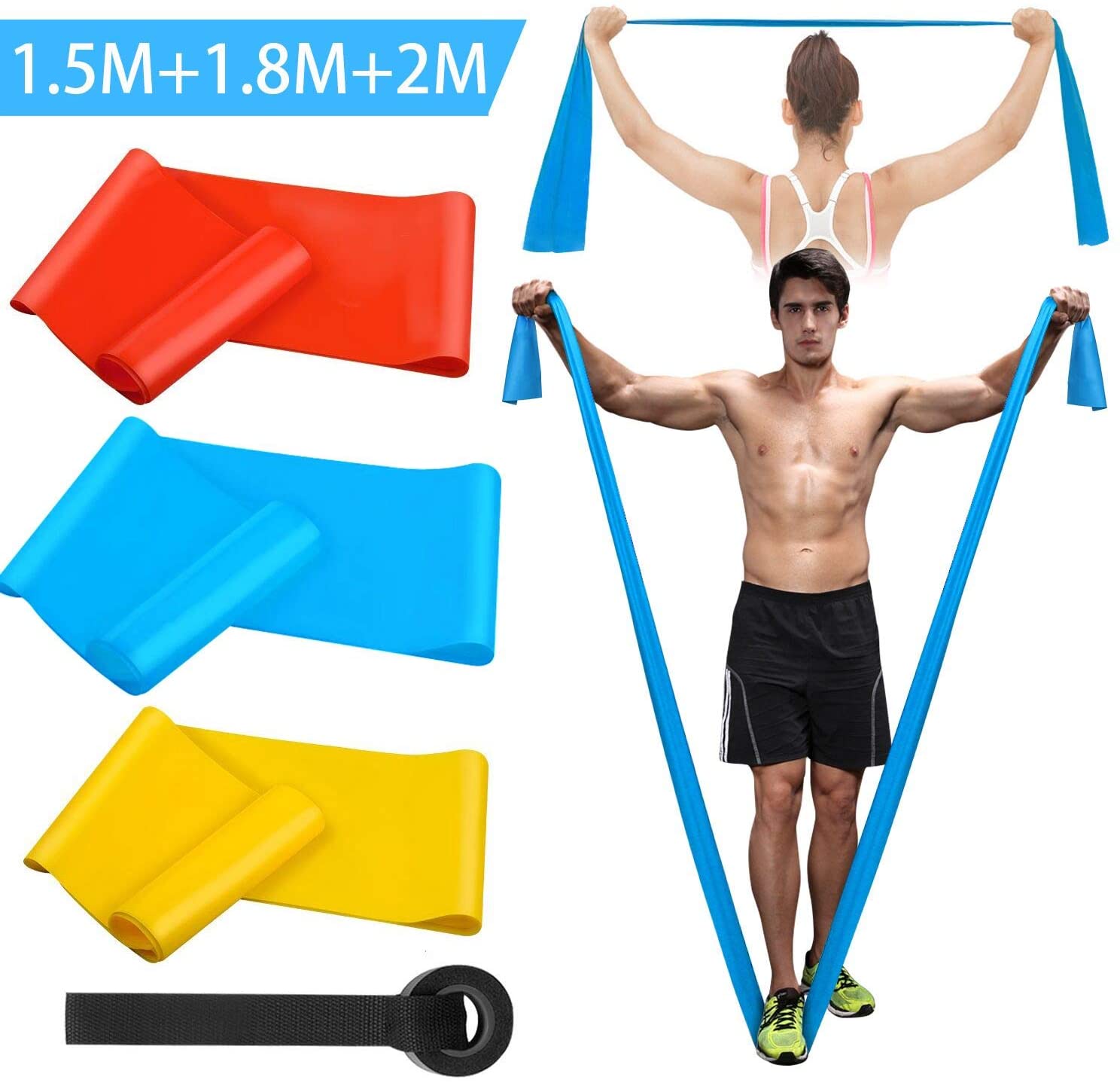 Elastic Fitness Bands 3Pcs Res - Crossfit Accessories 리뷰 및 가격