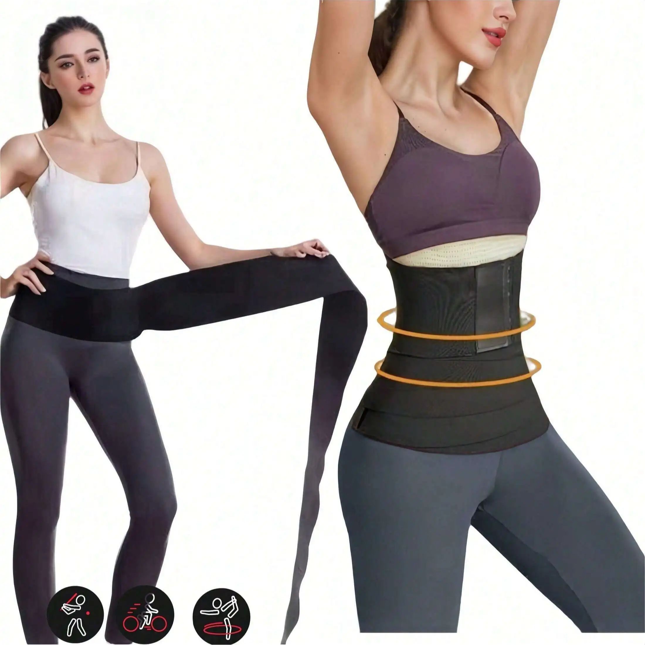 Women Waist Bandage Wrap Trimm - Pull Up Assist Band 리뷰 및 가격