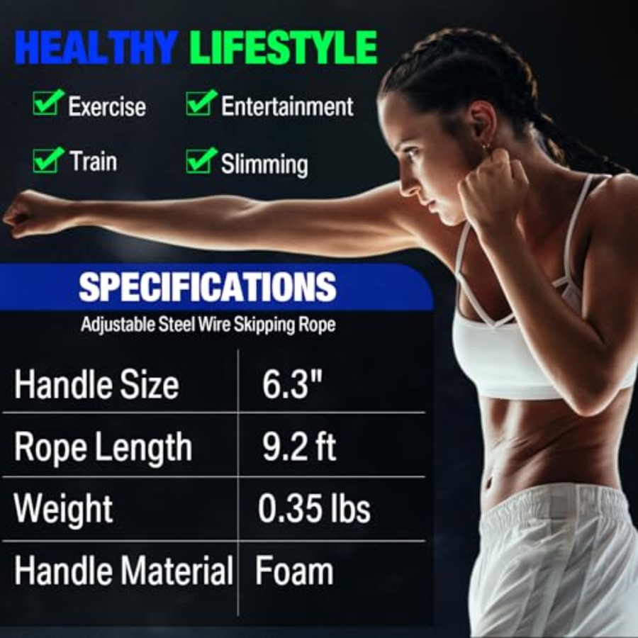 24 Pieces Jump Ropes for Fitne - Jump Rope Speed Bearing 리뷰 및 가격